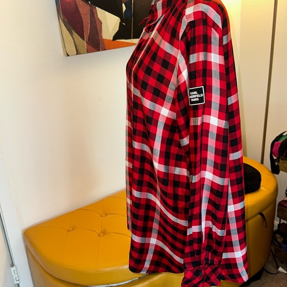 Karl Lagerfeld Paris Button Down Shirt - Picture 2 of 7